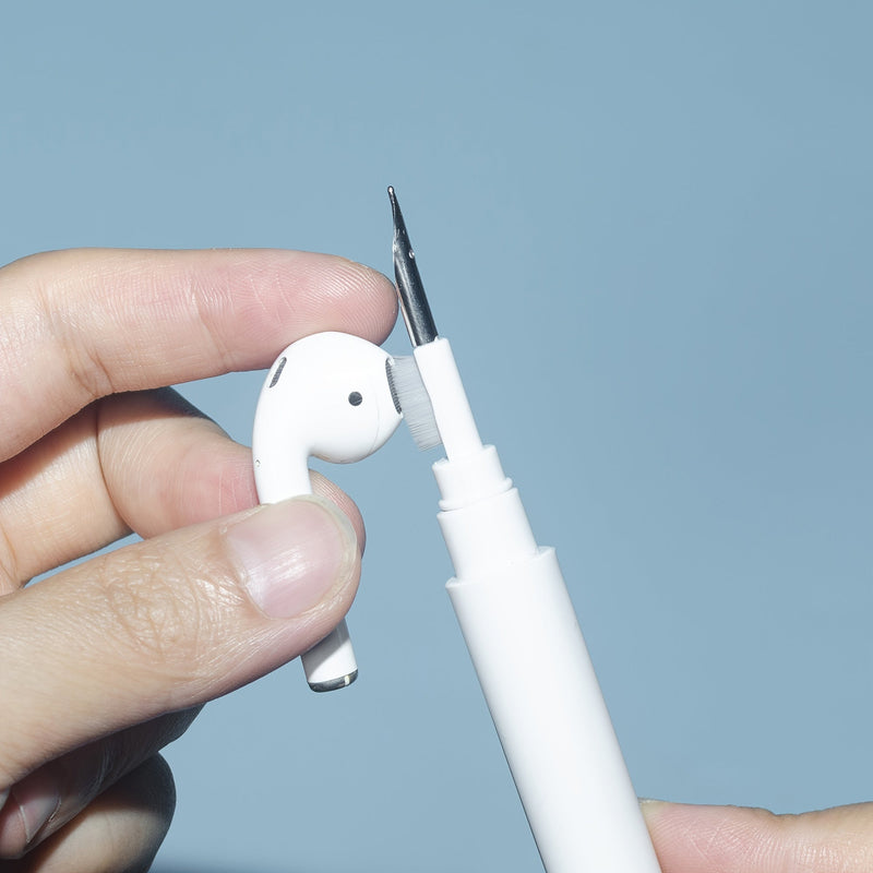 3-in-1 Earbuds Airpod Cleaning Brush - Portable Tool Kit for Air Pods & Wireless Earphone Cases