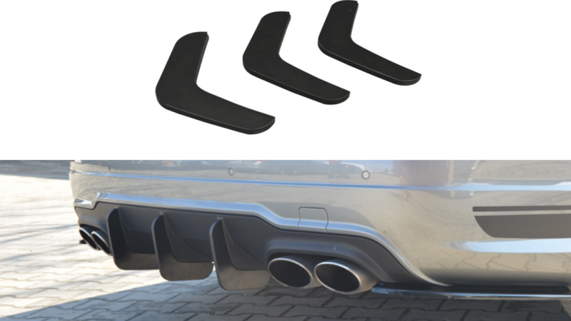 Maxton Design - REAR DIFFUSER V.2 MERCEDES C W204 AMG-LINE (FACELIFT) (2011-2014)