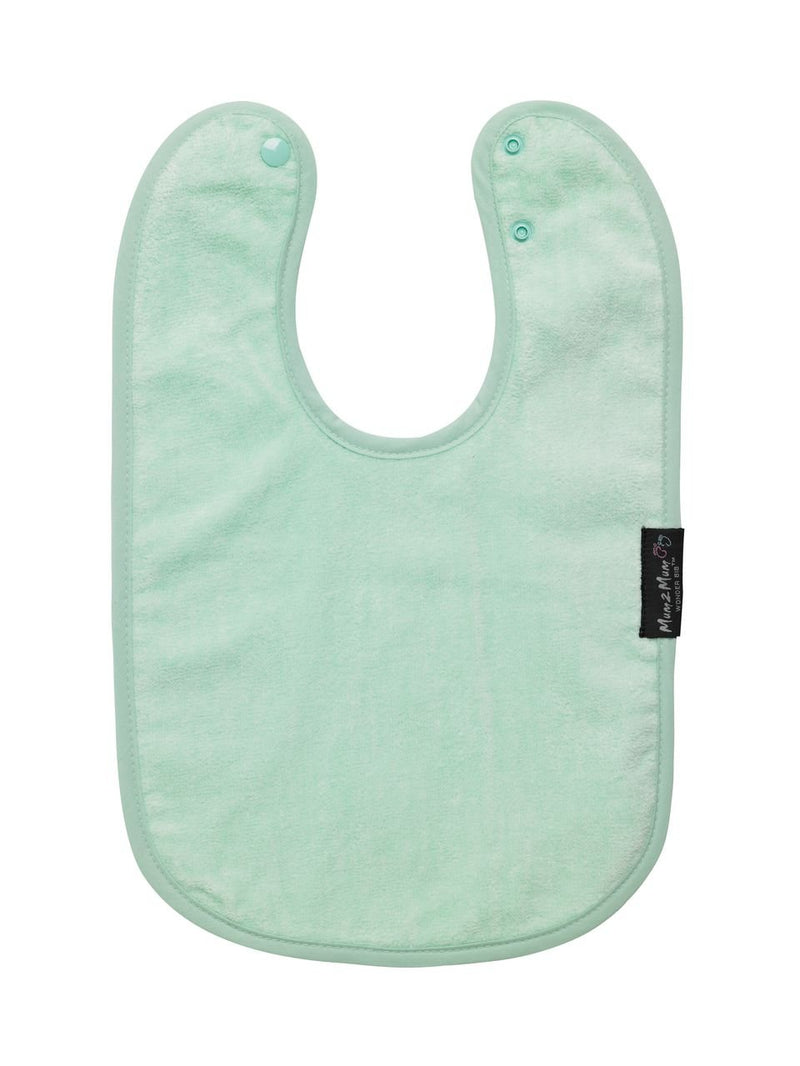 3 PACK - Mum 2 Mum Standard Wonder Bibs - Lemon / Mint / Stone