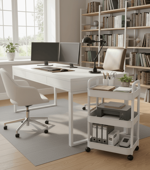 3 Tier Multi-Purpose Rolling Trolley - InStock