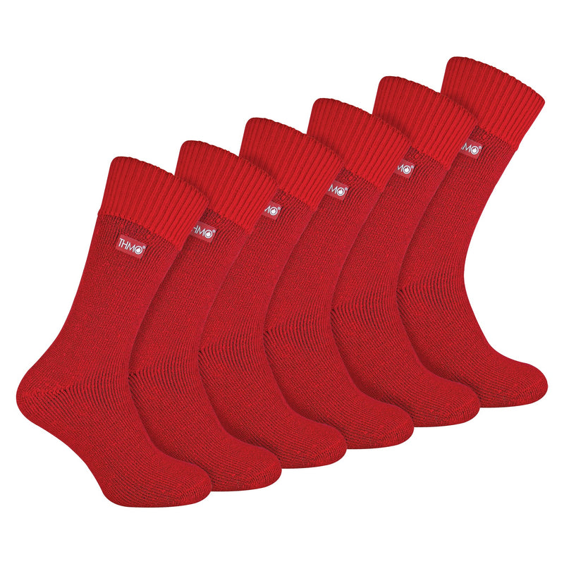 Mens Thick Winter Thermal Socks with Seamless Toe (Multipack Options)