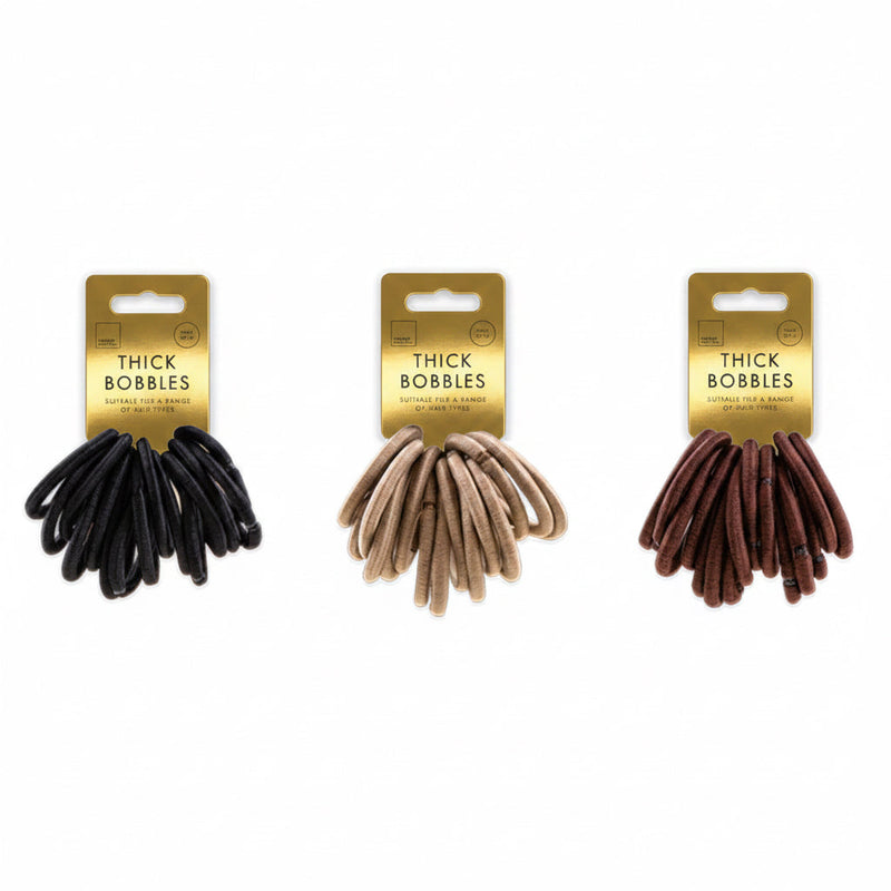Thick hair bobbles 15 pack
