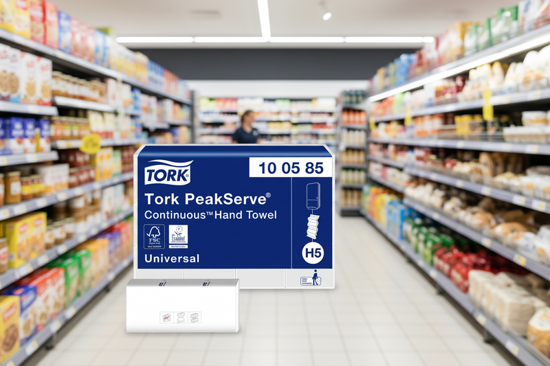 12 x Tork Peakserve Continuous Hand Towel- H5