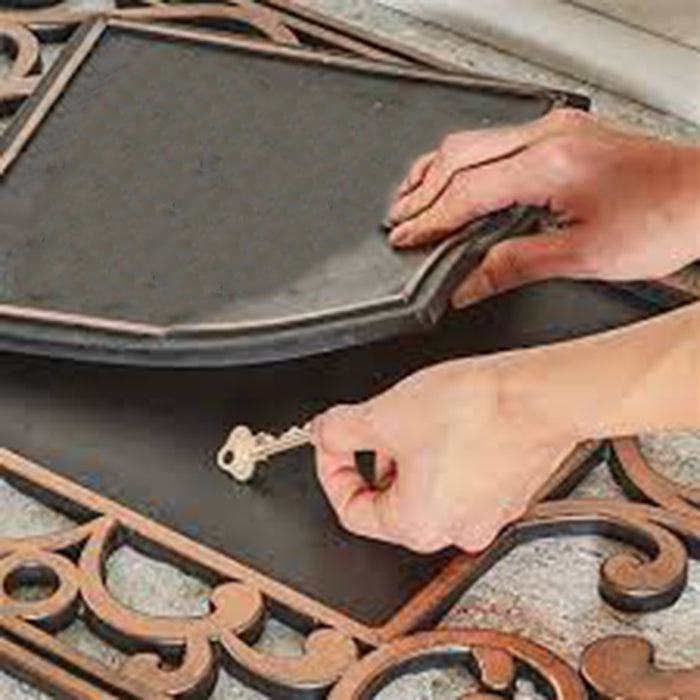 Hidden Key Doormat