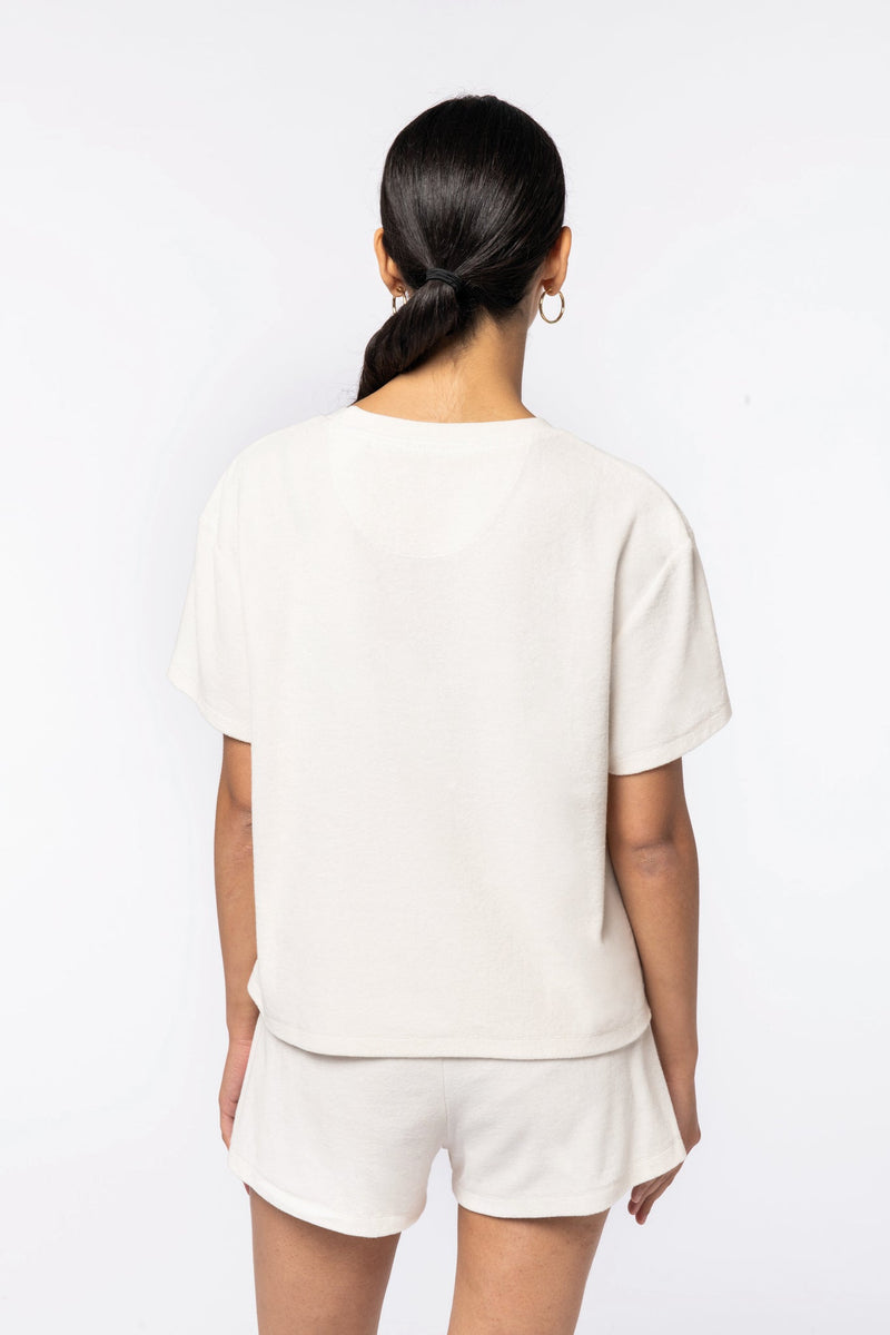 Organic Towel-Feel T-shirt: Womens