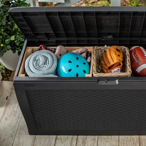 Samoa Grey Storage Box  270 Ltr