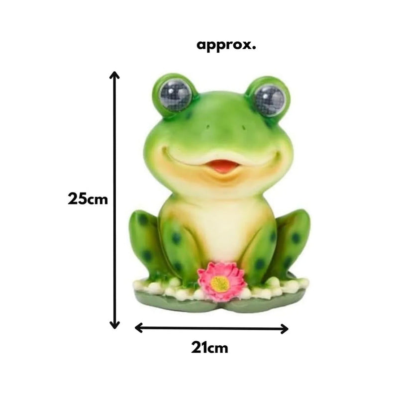 Frog Solar Garden Ornament