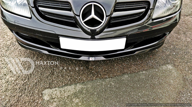 Maxton Design - FRONT SPLITTER MERCEDES SLK R171 STANDARD BUMPER