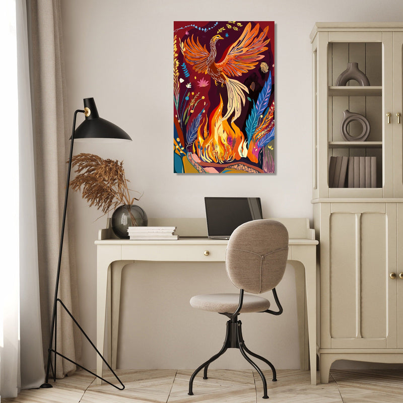 Phoenix Rebirth Celebration Canvas