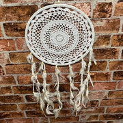 30CM WHITE DREAM CATCHER WINDCHIME - InStock