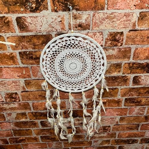 30CM WHITE DREAM CATCHER WINDCHIME - InStock