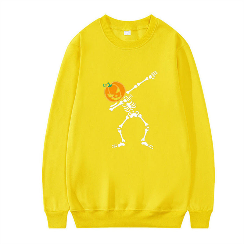 Women's Creative Leisure Printed Crew Neck Top
