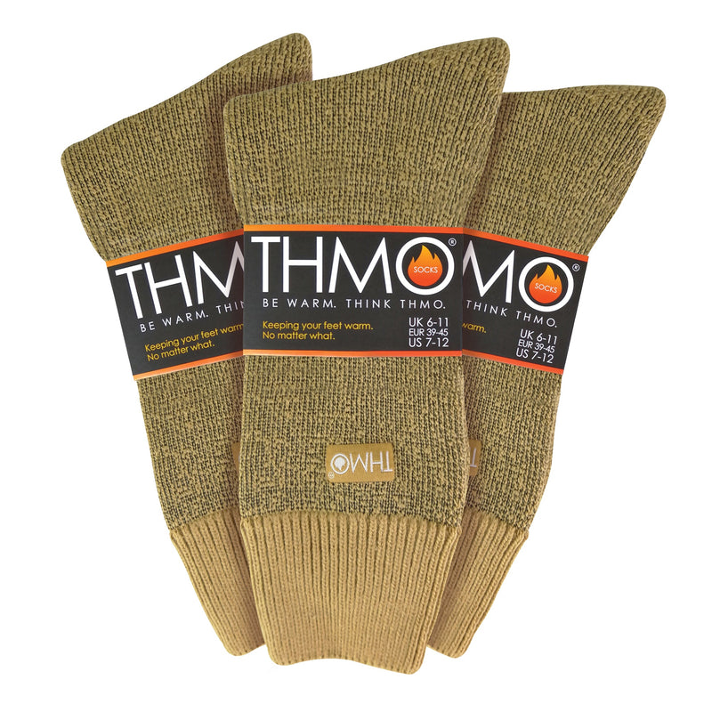 Mens Thick Winter Thermal Socks with Seamless Toe (Multipack Options)