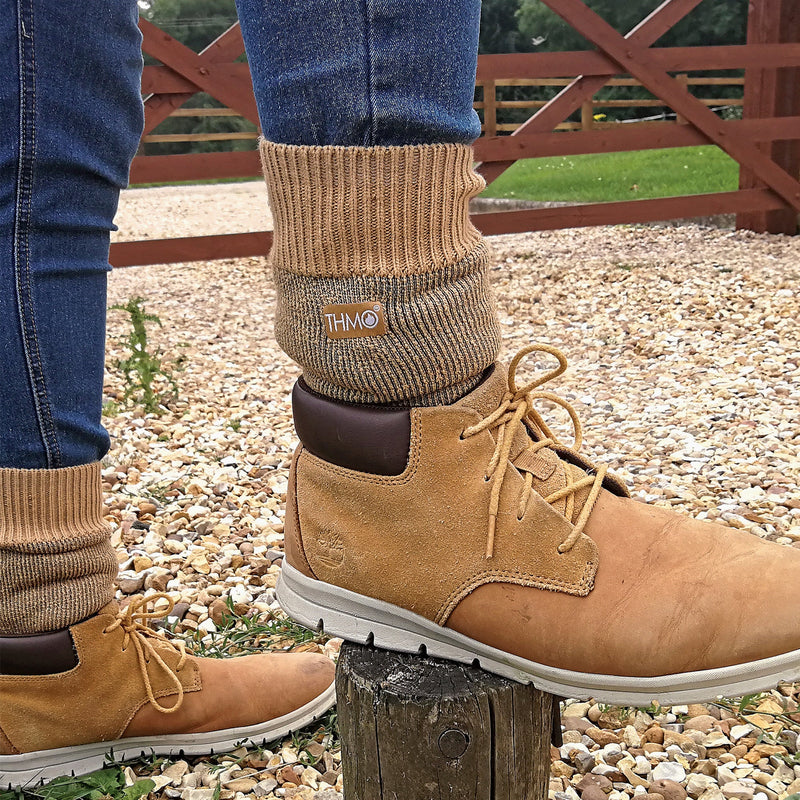 Mens Thick Winter Thermal Socks with Seamless Toe (Multipack Options)
