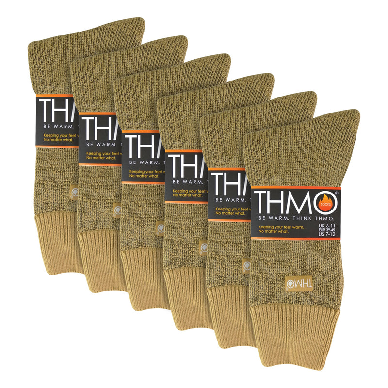Mens Thick Winter Thermal Socks with Seamless Toe (Multipack Options)