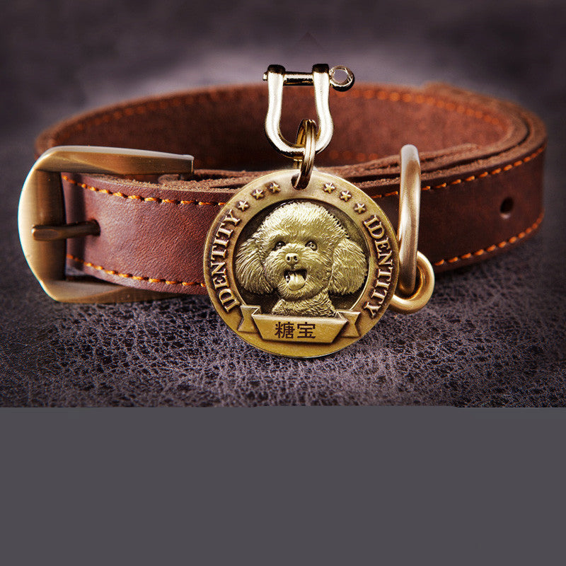 Customized Dog Collar Anti-lost Dog Tag Identity Tag