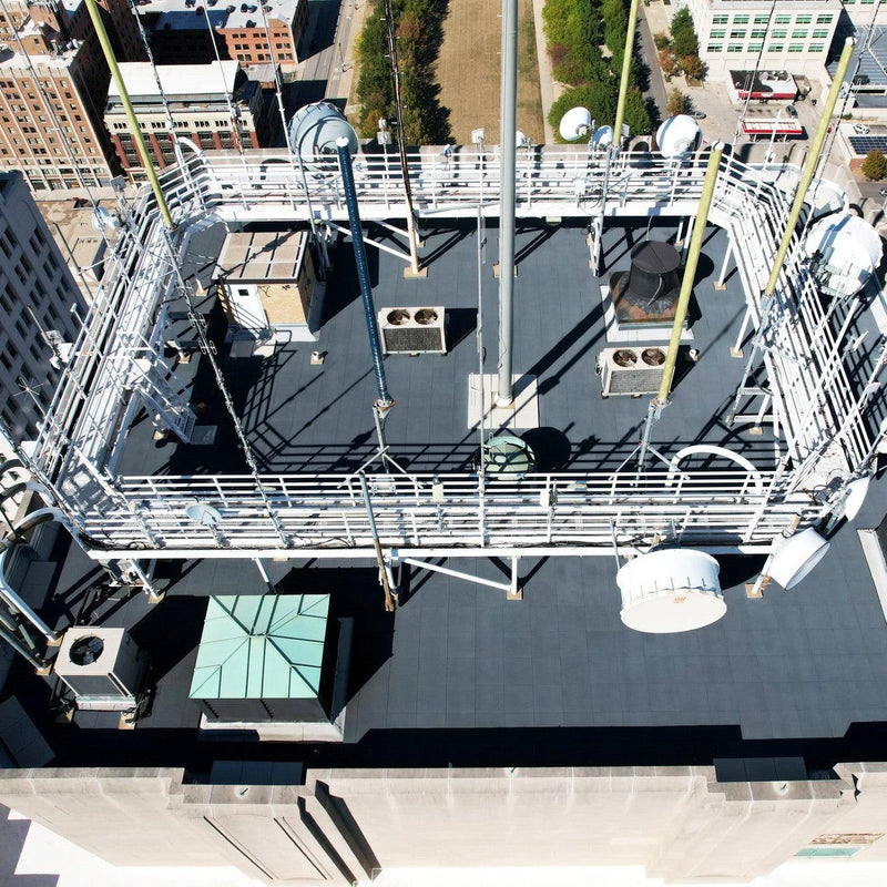 Rubber Rooftop Floor Tiles Extra Thick