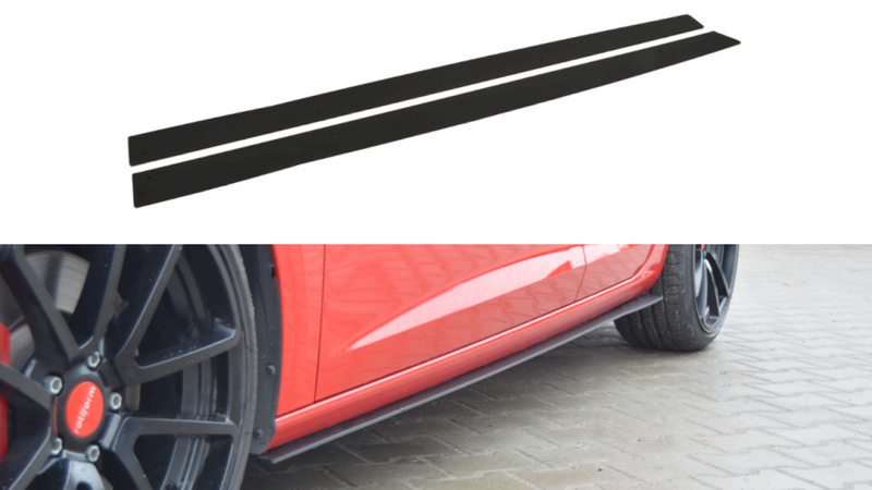 Maxton Design - RACING SIDE SKIRTS DIFFUSERS SEAT LEON III CUPRA / FR