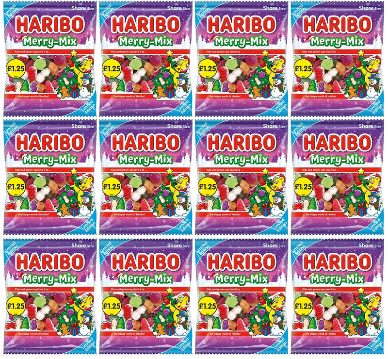 12 x Haribo Merry Mix - 140GM