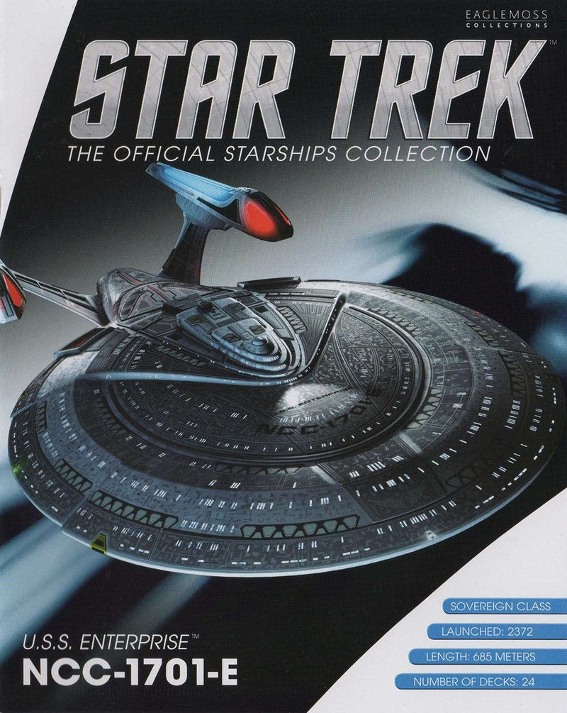 #08 U.S.S. Enterprise NCC-1701-E (Sovereign-class) Diecast Model Ship (Eaglemoss / Star Trek)