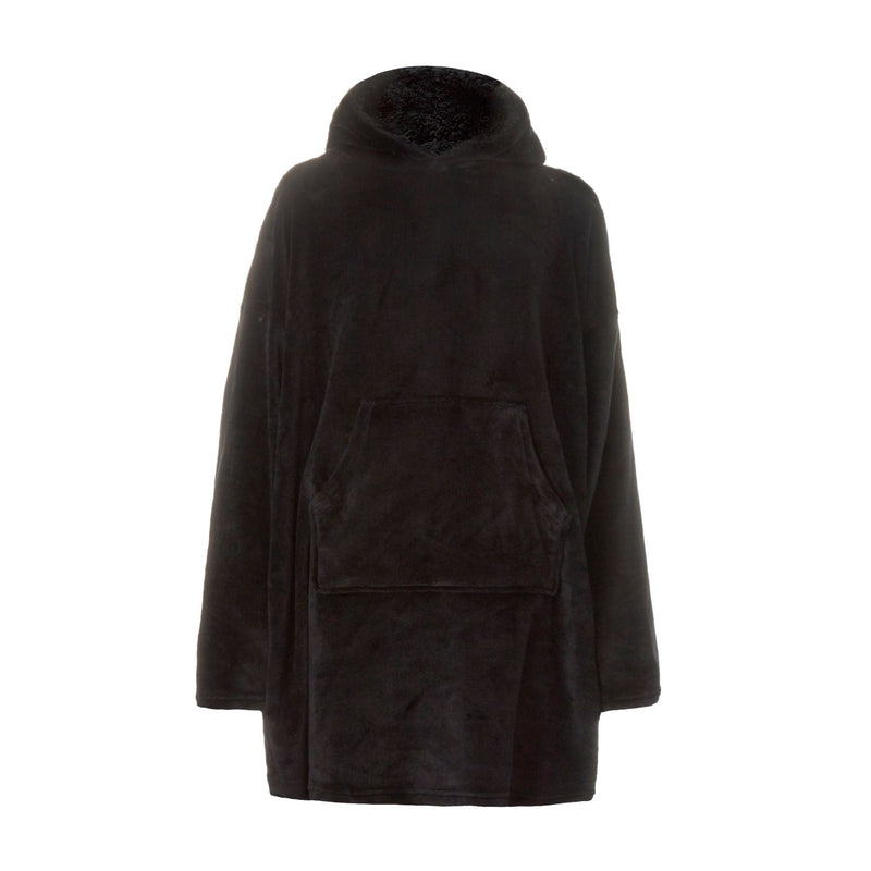 Mens Borg Fleece Oversized Hoodie | Cozy Wearable Blanket with Long Sleeves