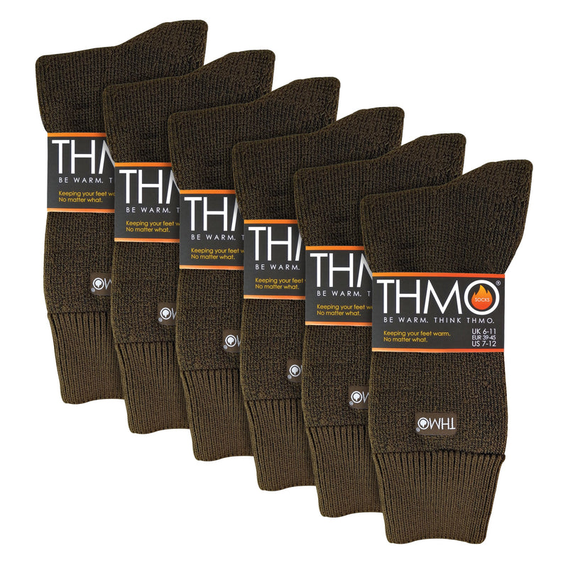Mens Thick Winter Thermal Socks with Seamless Toe (Multipack Options)