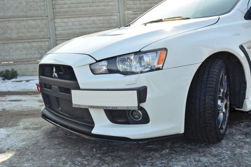 Maxton Design - FRONT SPLITTER V.2 MITSUBISHI LANCER EVO X (2007-2015)