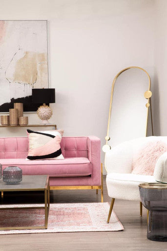 Bosie Large Pink Rug | Morvi