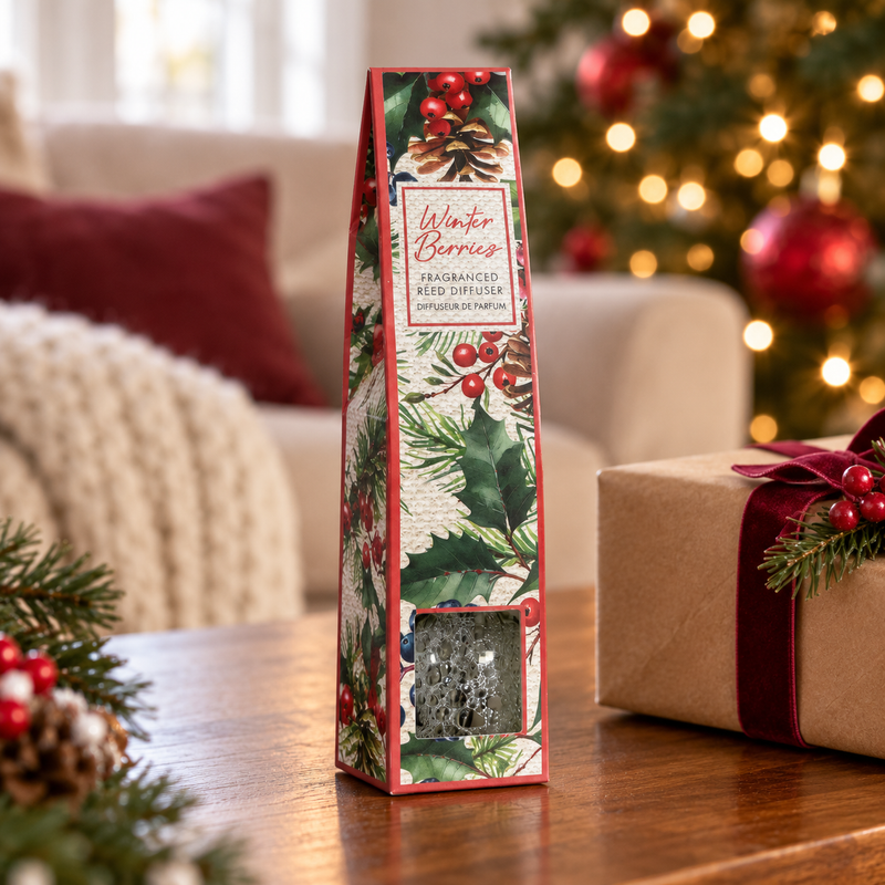 Set of 2 Winter Spice Reed Diffusers Gift Set