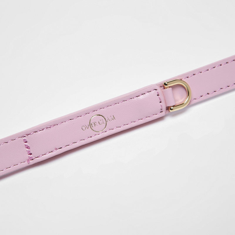 Smooth Leather Lead(Pink)