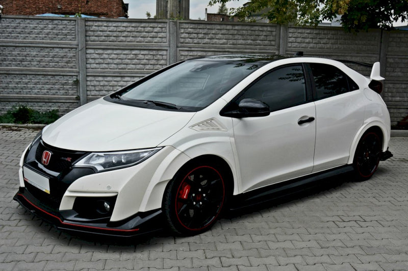 Maxton Design - FRONT SPLITTER V.1 HONDA CIVIC IX TYPE R (2015-2017)