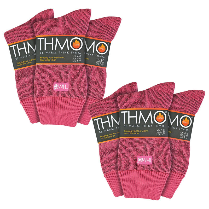 Ladies Thick Winter Thermal Socks with Seamless Toe (Multipack Options)