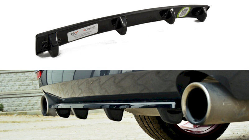 Maxton Design - CENTRAL REAR SPLITTER (VERTICAL BARS) BMW 4 F32 M-SPORT (2013-2016)