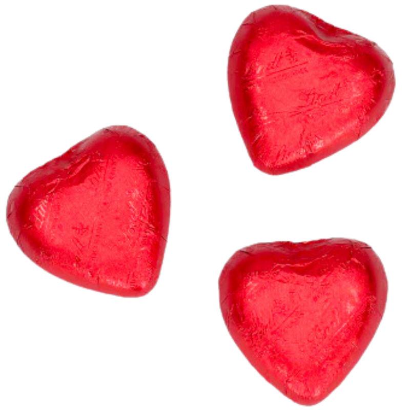 Lindt Mini Red Milk Chocolate Hearts | 4g