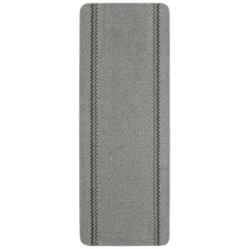 Washable Designer Bordered Grey Rug | 116G