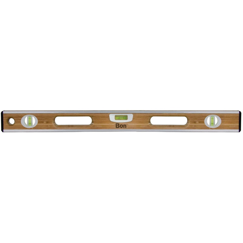 Bon Tool Aluminium Bound Laminated Bamboo Level