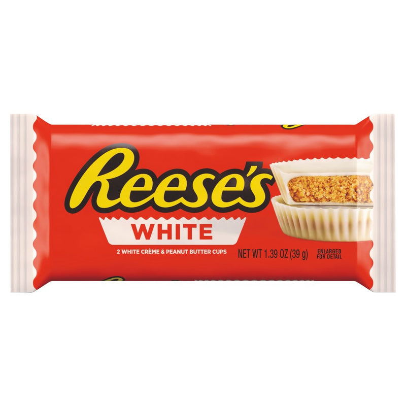 24 x Reeses White 2 Peanut Butter Cups - 39G