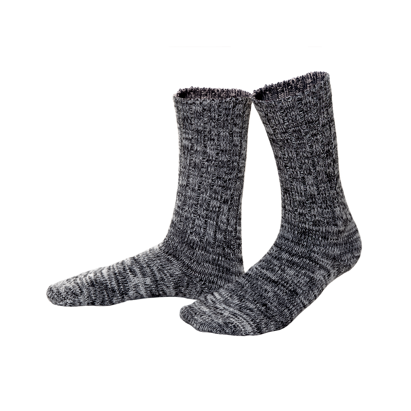 Organic Cotton Mouline Knit Socks: Unisex