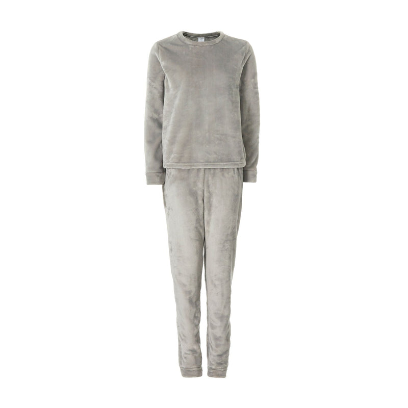 Ladies Warm Fleece Pyjama Sets with Long Sleeves | Loungewear Tops & Bottoms