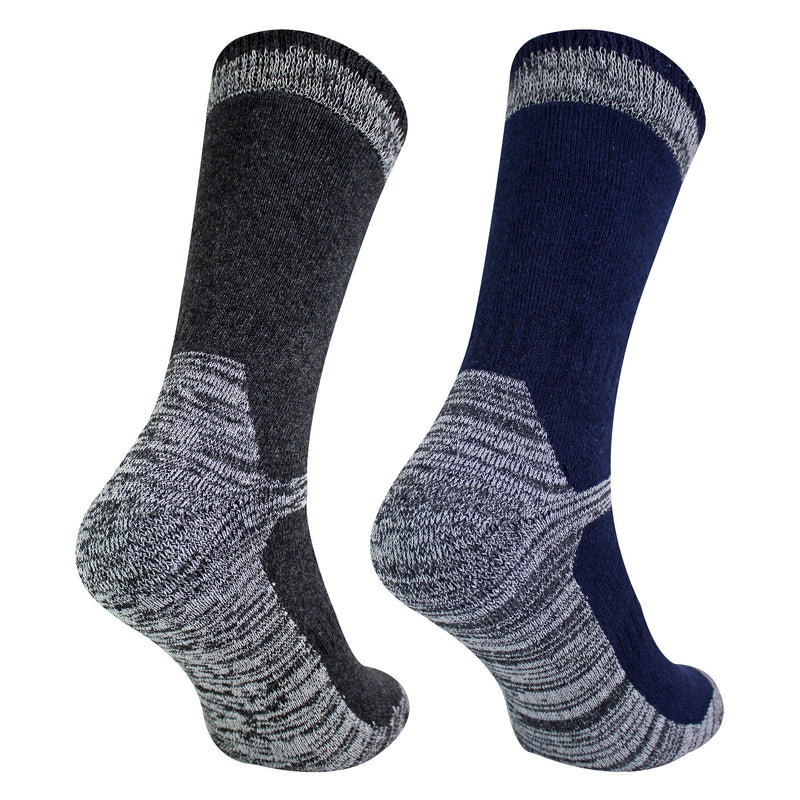 4 Pack Mens Cotton Reinforced Industrial Outdoor Work Socks