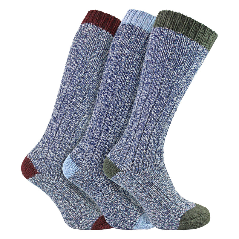 3 Pairs Extra Long Warm Wool Ladies Socks