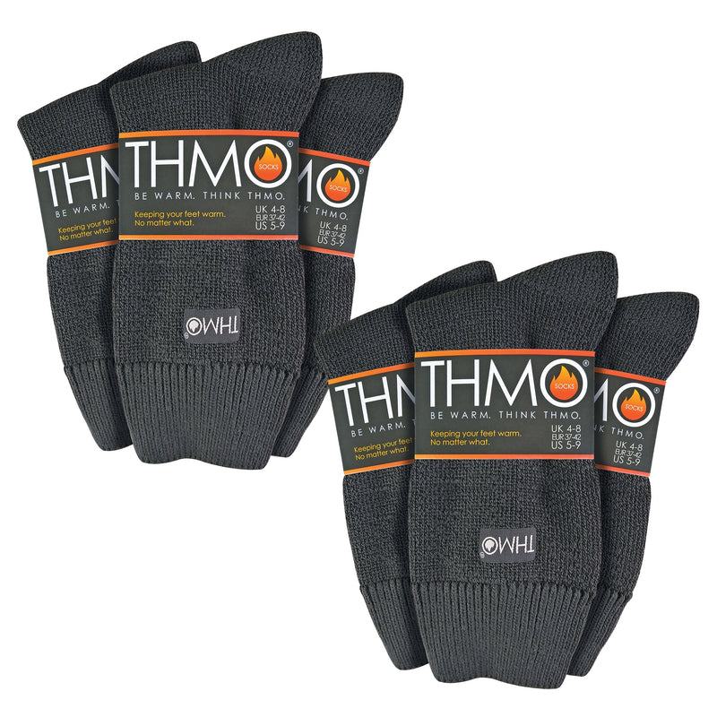 Ladies Thick Winter Thermal Socks with Seamless Toe (Multipack Options)