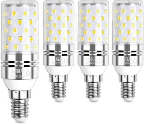 E14 LED Corn Bulb 12W Energy Efficient Solution Lasting up to 25,000 Hours 2 Pk