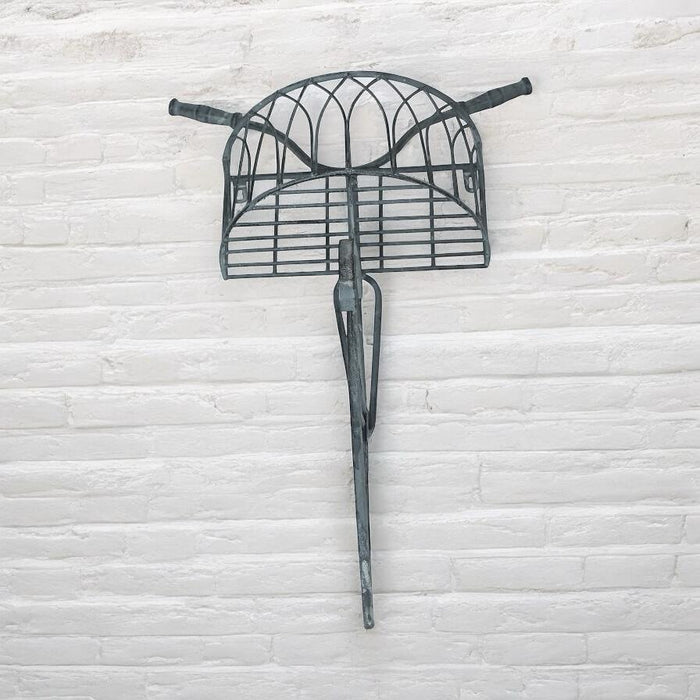 WHITE BICYCLE PLANTER