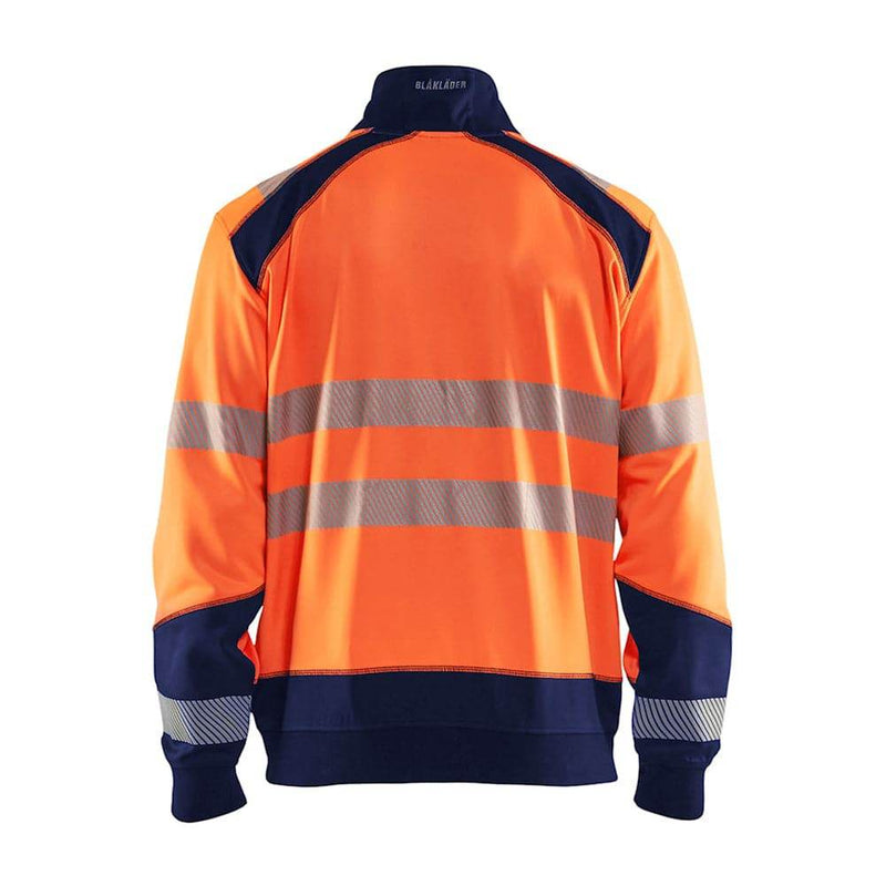 Blaklader 3556 Hi-Vis Half Zip Sweatshirt