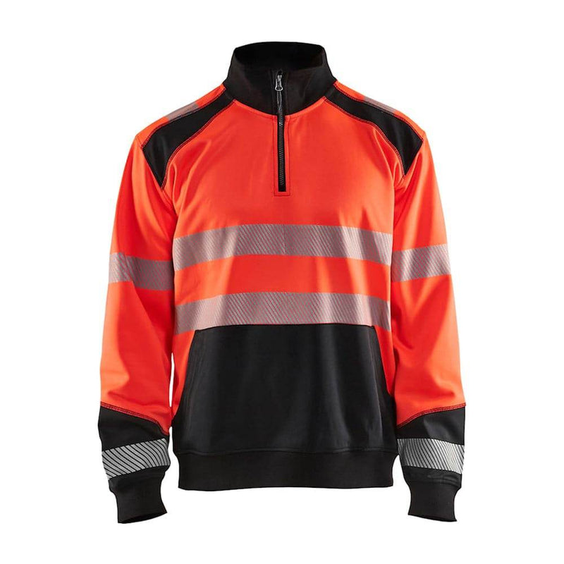 Blaklader 3556 Hi-Vis Half Zip Sweatshirt