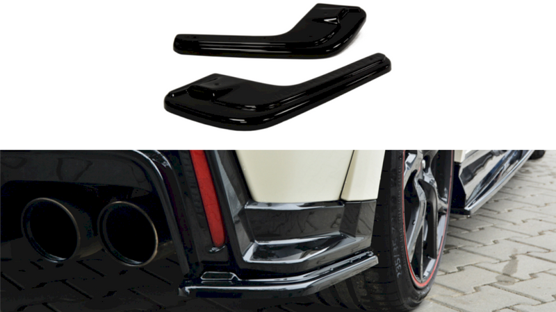 Maxton Design - REAR SIDE SPLITTERS HONDA CIVIC IX TYPE R (2015-2017)