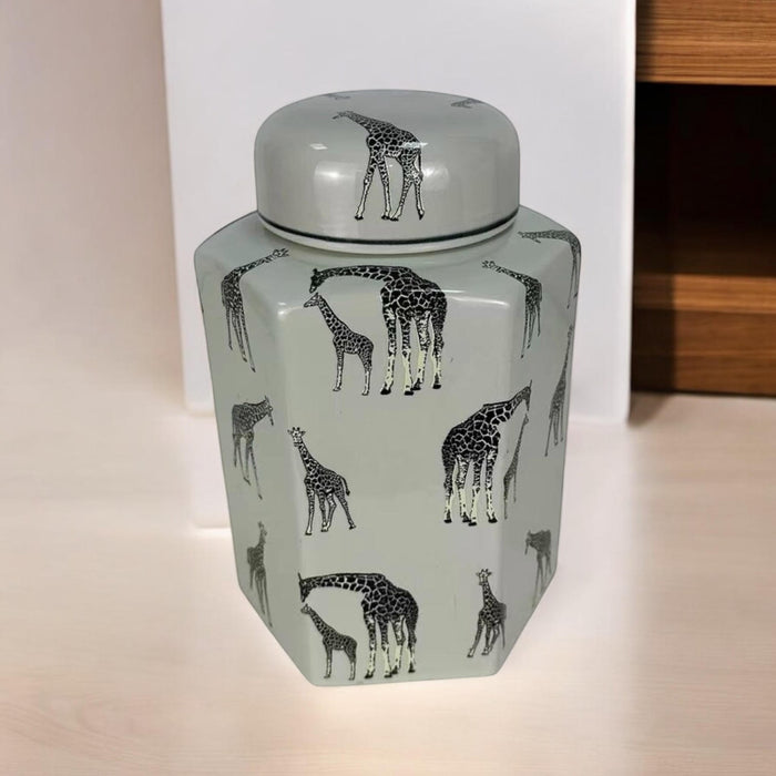 18CM" GINGER JAR giraffe