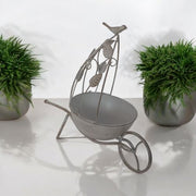 36CM CREAM METAL GARDEN PLANTER - InStock