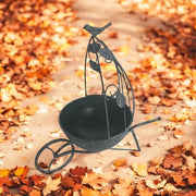 36CM GREY METAL GARDEN PLANTER - InStock